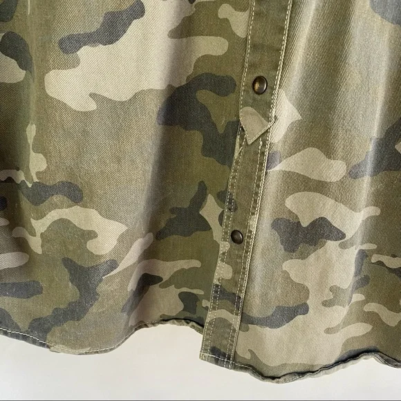 Zara Lightweight Camo Military Jacket 13-14 - Picture 4 of 9